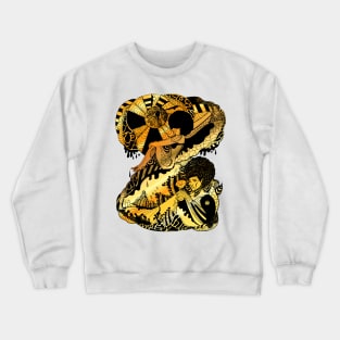 Afrocentric Escape Gold Crewneck Sweatshirt